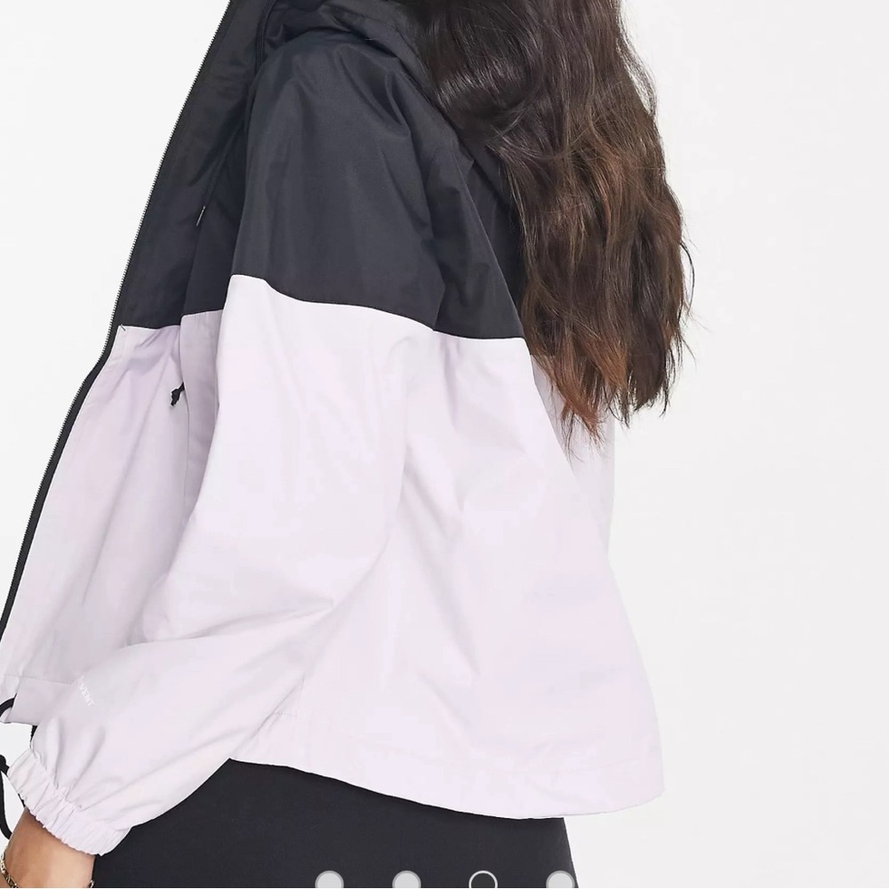 The North Face Antora hooded rain jacket in lavender